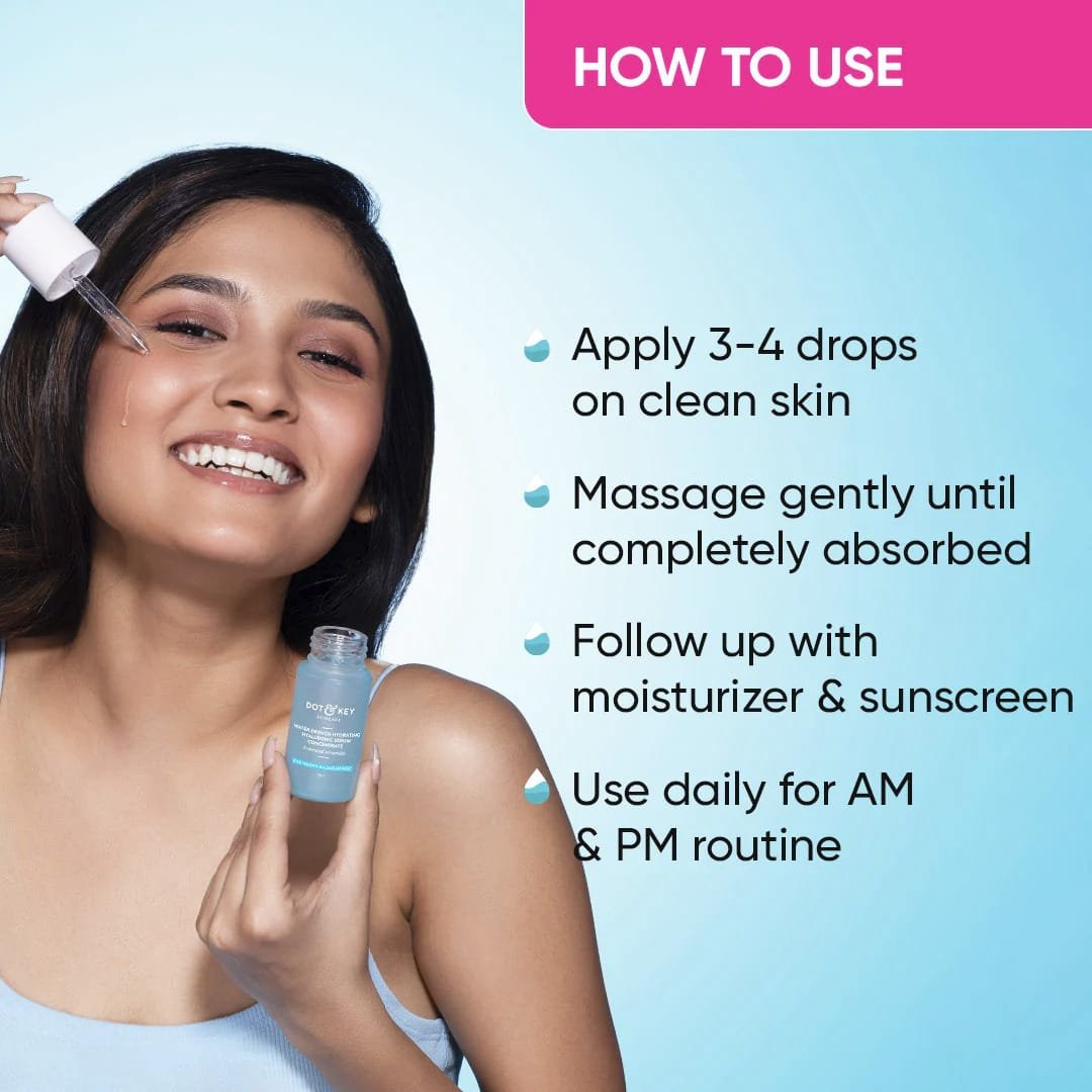 DOT & KEY WATER DRENCH HYDRATING HYALURONIC SERUM CONCENTRATE