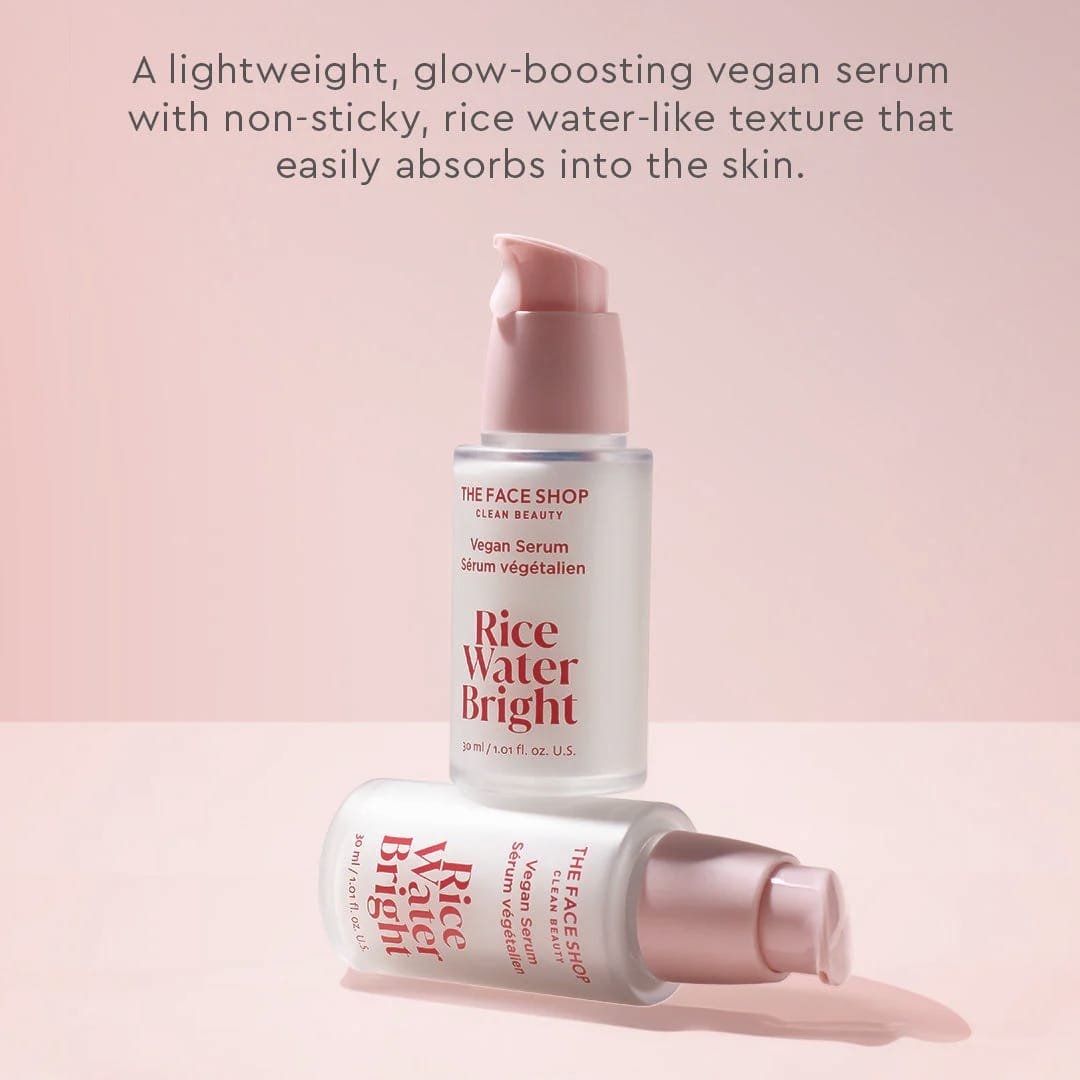 The Face Shop Rice Water Bright Vegan Serum   30ML
