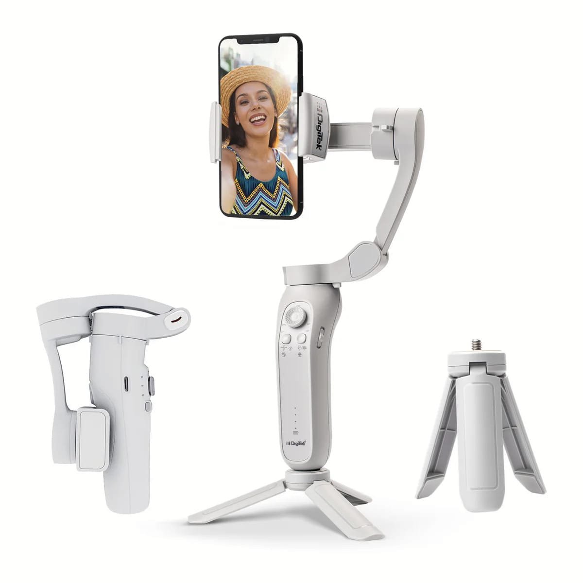 DIGITEK 3 AXIS FOLDABLE AUTO BALANCING SMARTPHONE GIMBAL MODEL DSG007F