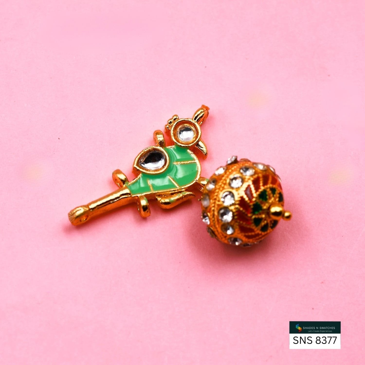 HAIR CHARMS PARROT DANGLES 6PCS SET