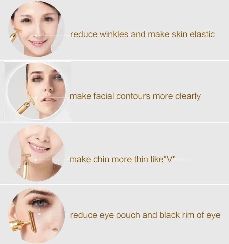 GOLDEN FACE MASSAGER 1PCS