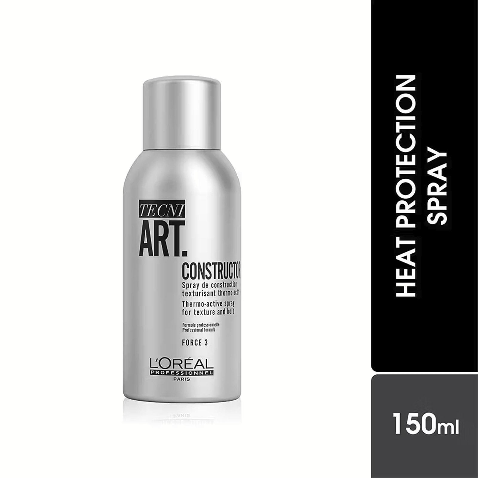 LOREAL TECNI ART CONSTRUCTOR THERMO ACTIVE SPRAY FOR TEXTURE AND HOLD FORCE 3 150ML