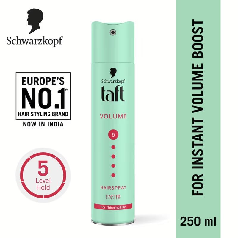 TAFT VOLUME 5 HAIR SPRAY FOR THINNING HAIR   250ML