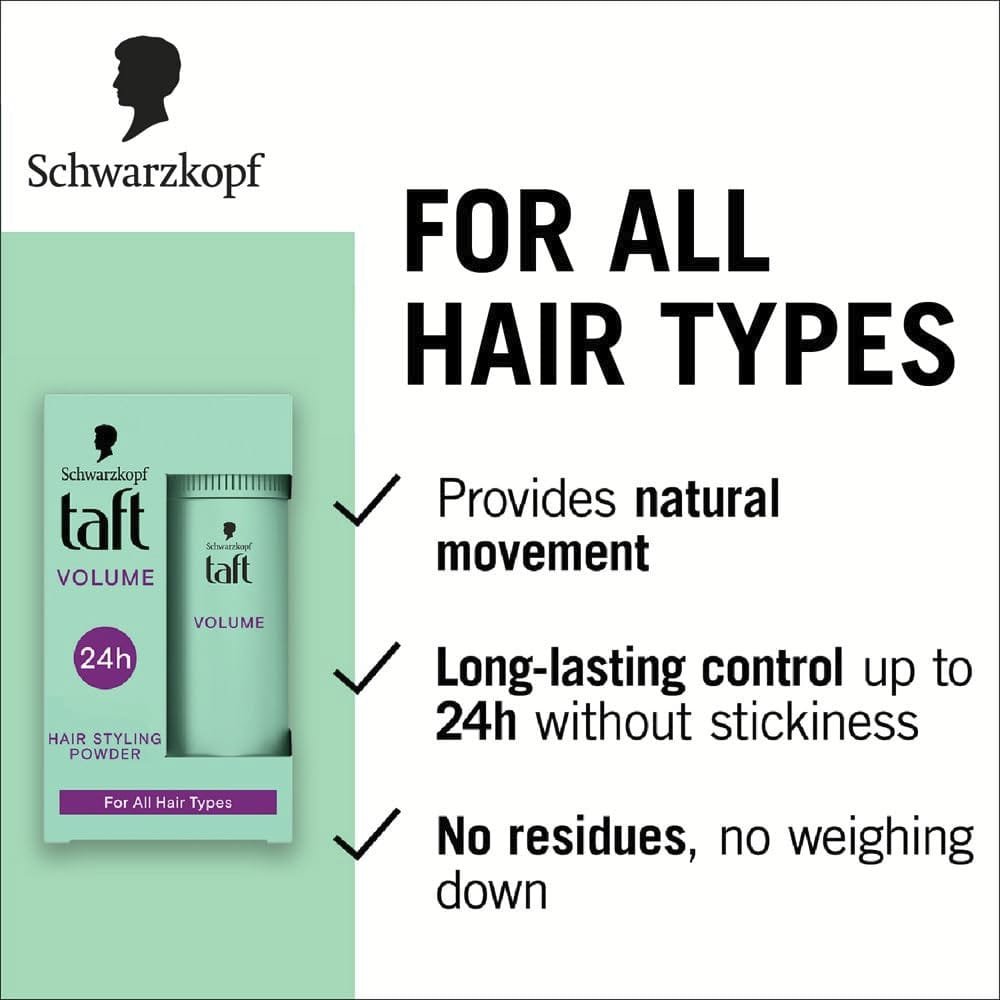 TAFT VOLUME HAIR STYLING POWDER 10G UP TO 24HR CONTROL