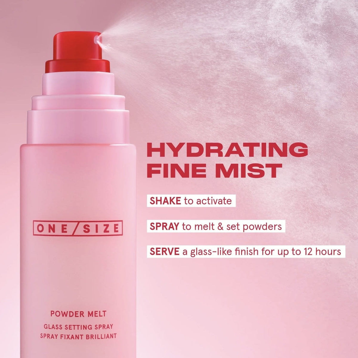 ONESIZE POWDER MELT GLASS SETTING SPRAY 100ML