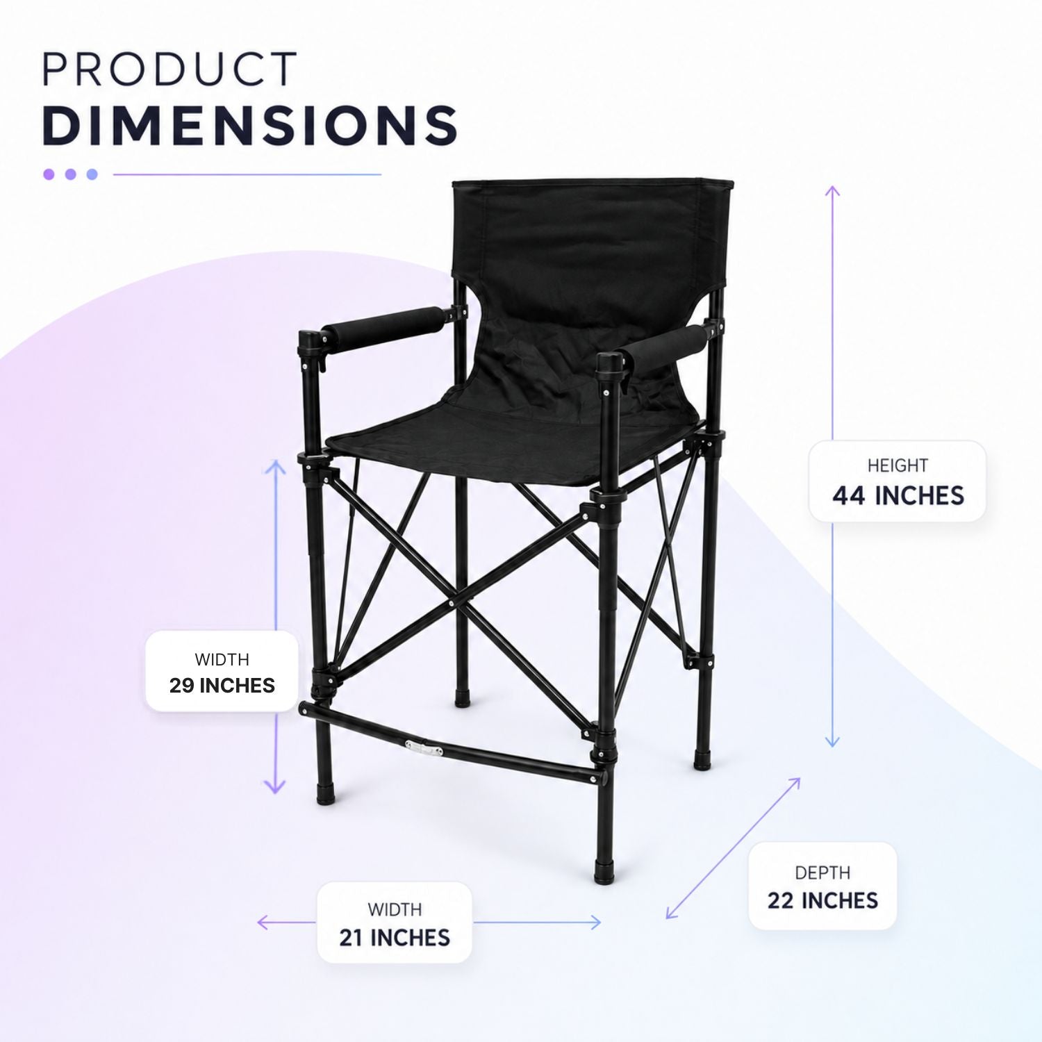 FOLDABLE MAKEUP CHAIR NEW VERSION