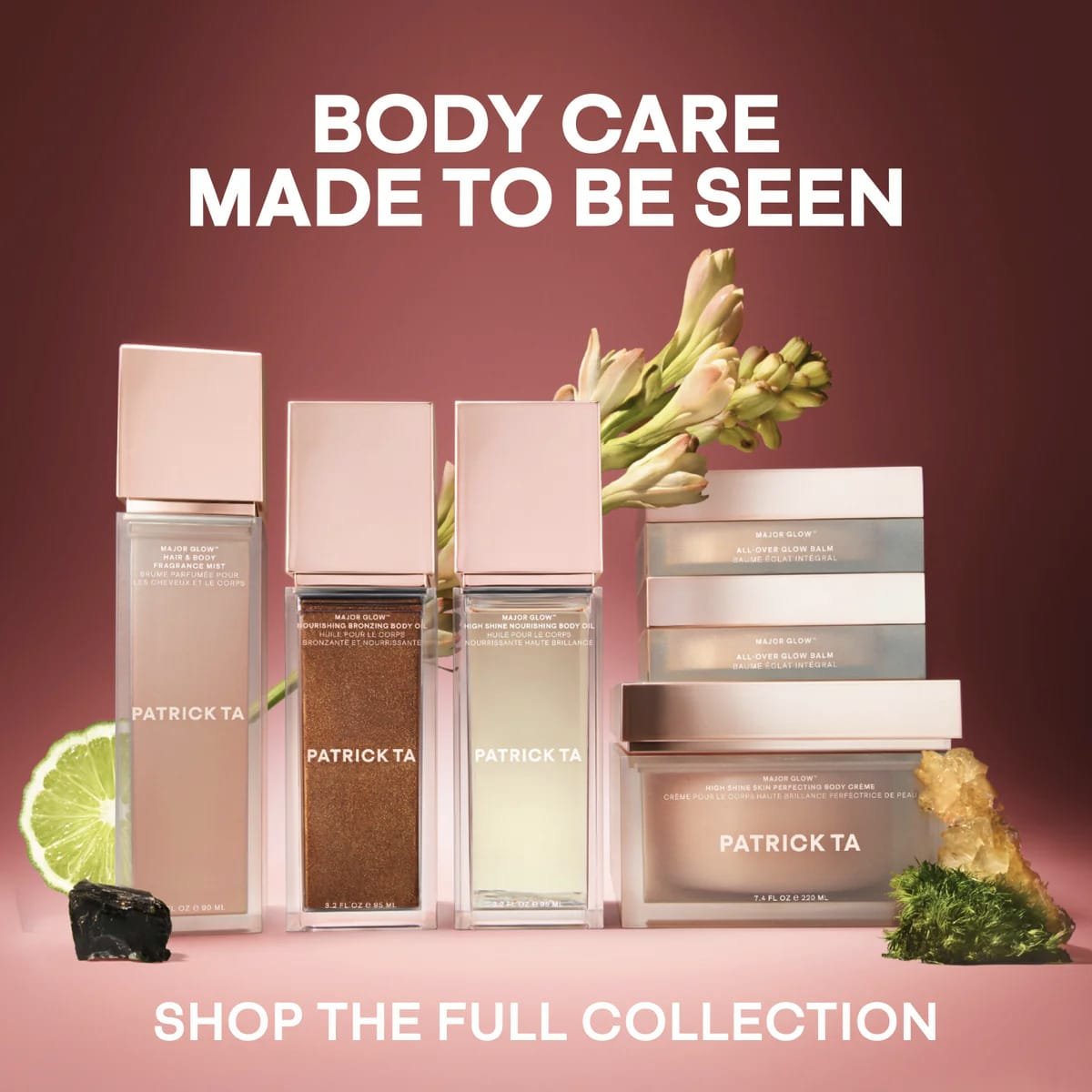 PATRICK TA MAJOR GLOW HIGH SHINE SKIN PERFECTING BODY CREME 220ML