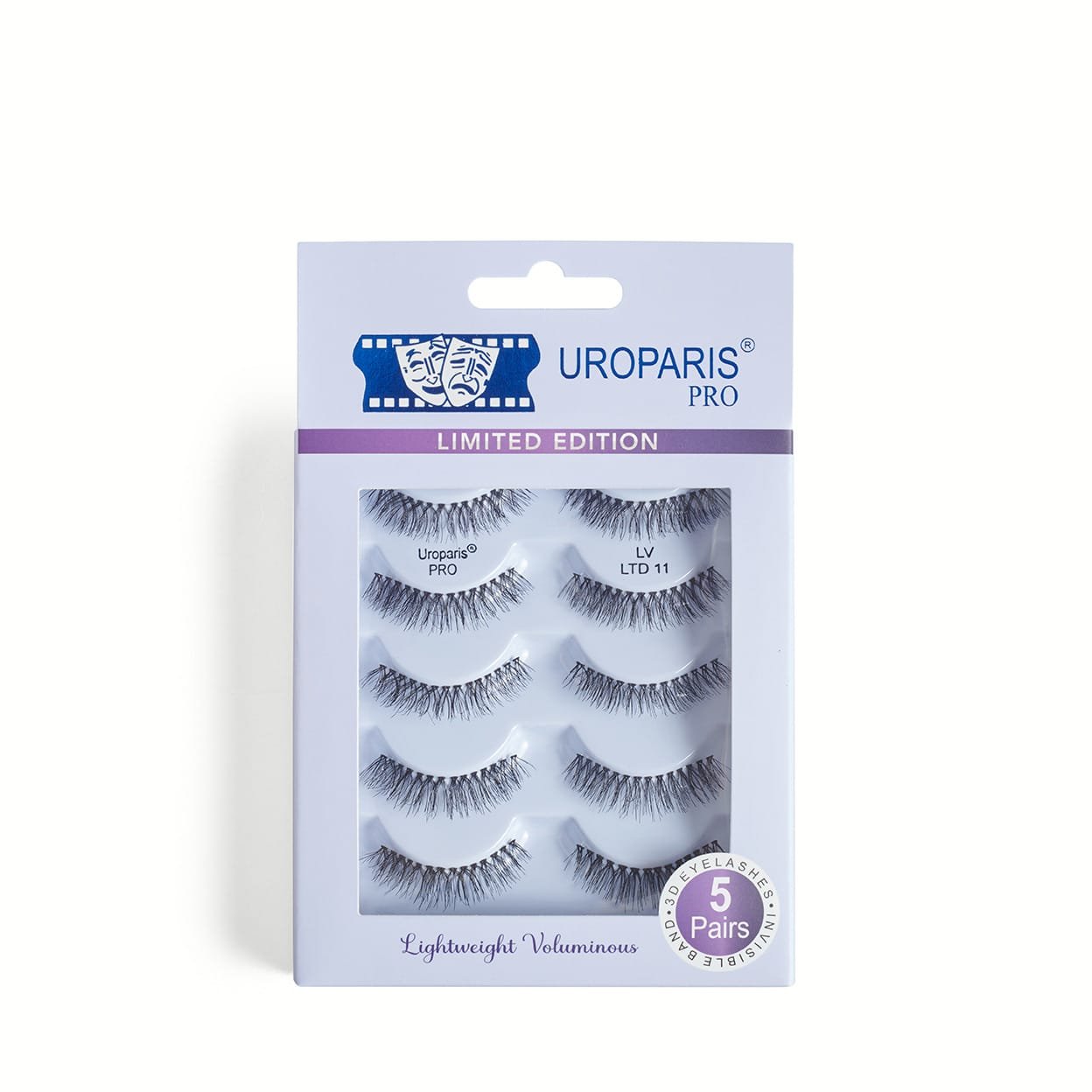 UROPARIS PRO LV LIMITED EDITION 5 PAIR EYELASHES