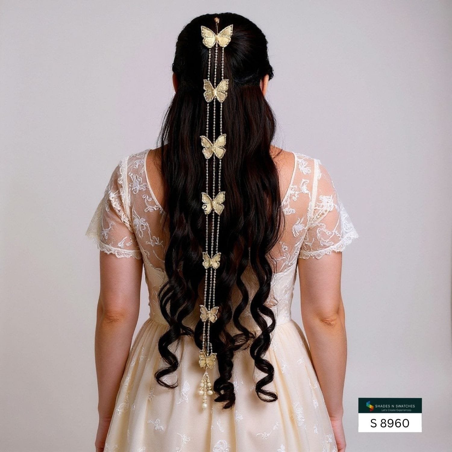 LONG BRAID ACCESSORY BUTTERFLY