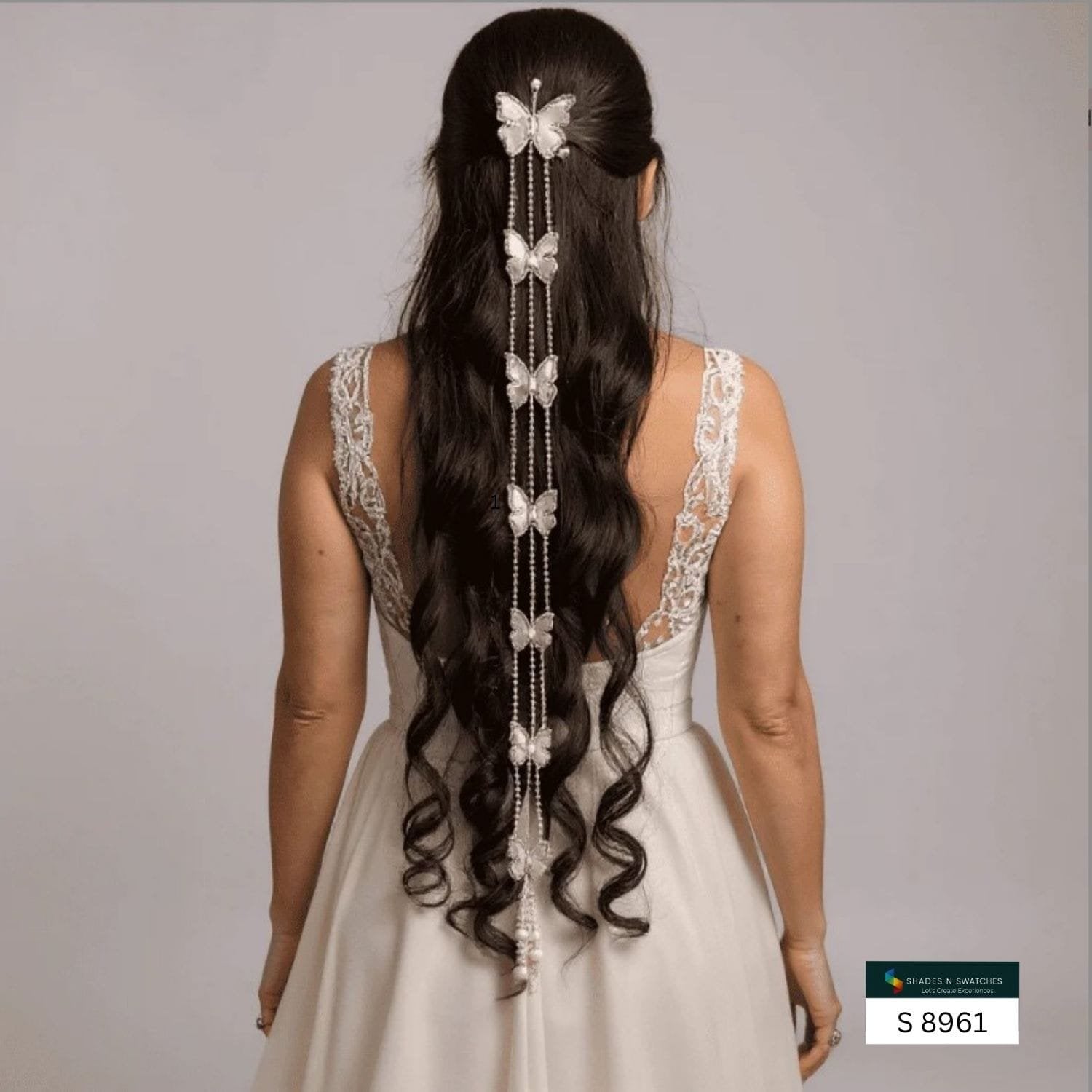 LONG BRAID ACCESSORY BUTTERFLY