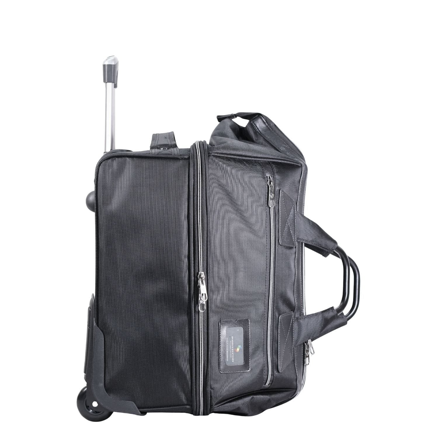 NEW FOIL DOUBLE LAYER HAIR BAG WITH WHEELS