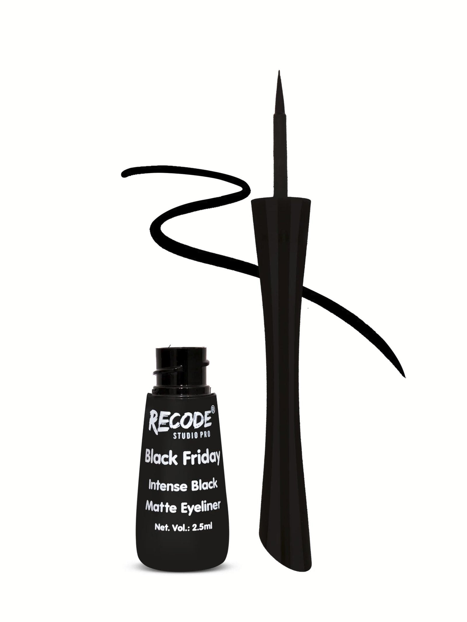 RECODE BLACK FRIDAY INTENSE BLACK MATTE EYELINER 2.5ML