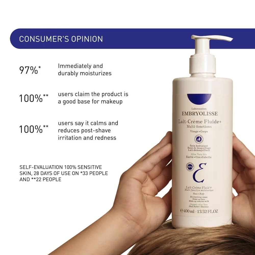 EMBRYOLISSE LAIT CREME FLUIDE 400ML