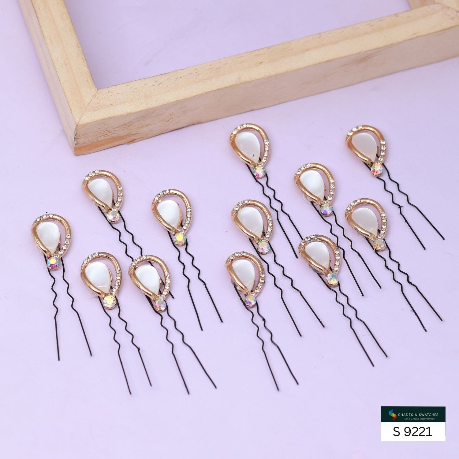 12 PCS HAIR ACCESSORIES WITH U PIN