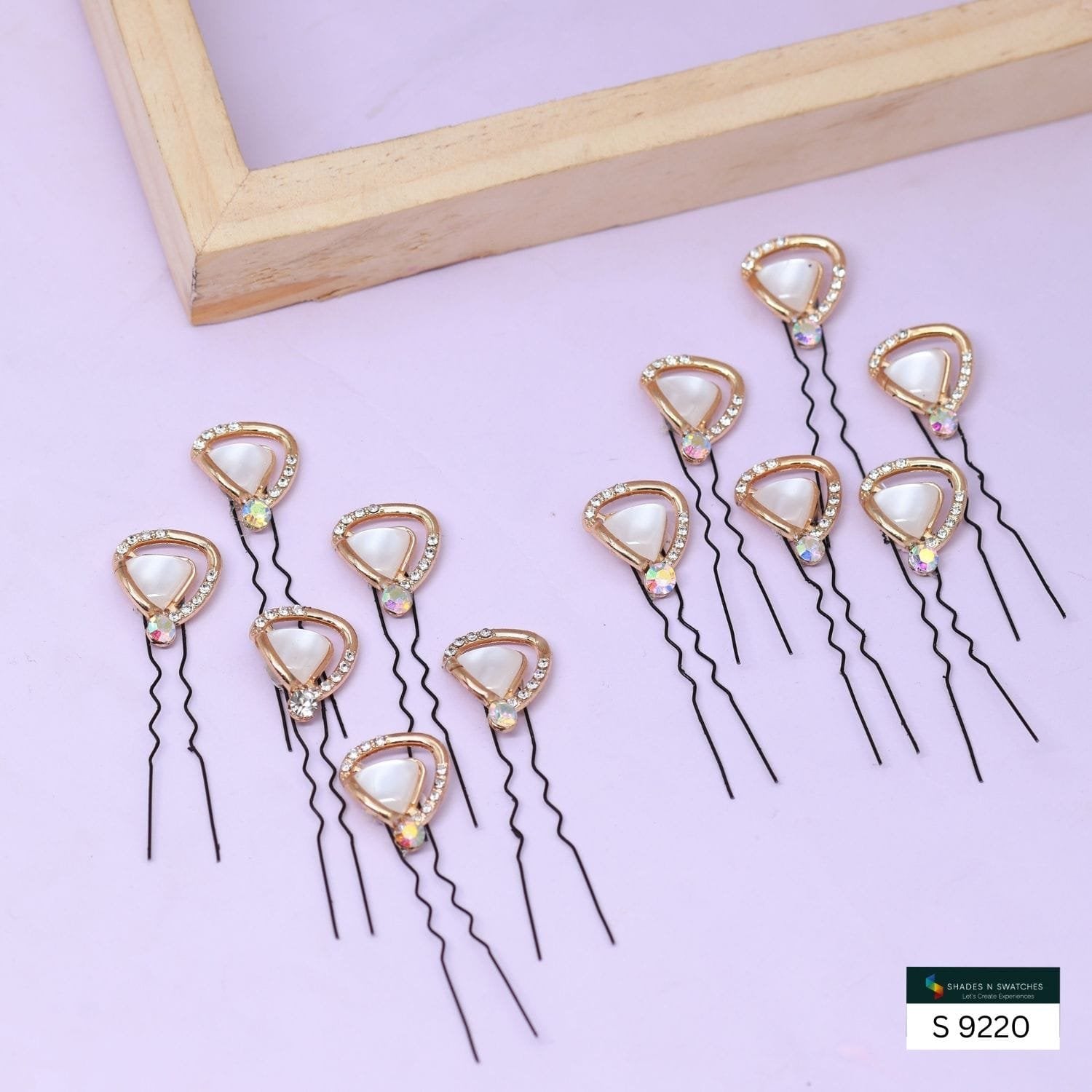 12 PCS HAIR ACCESSORIES WITH U PIN