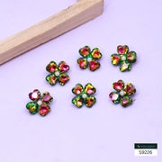 6 PCS FLOWER MESSY BRAID ACCESSORIES