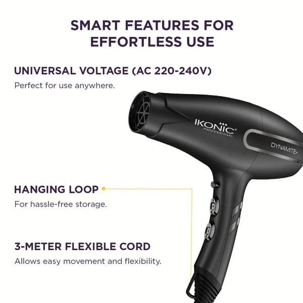 IKONIC PROFESSIONAL HAIR DRYER DYNAMITE+