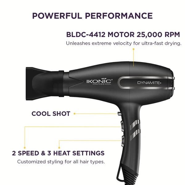 IKONIC PROFESSIONAL HAIR DRYER DYNAMITE+