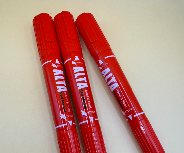 ALTA HAND AND FOOT RED MARKER SH-104