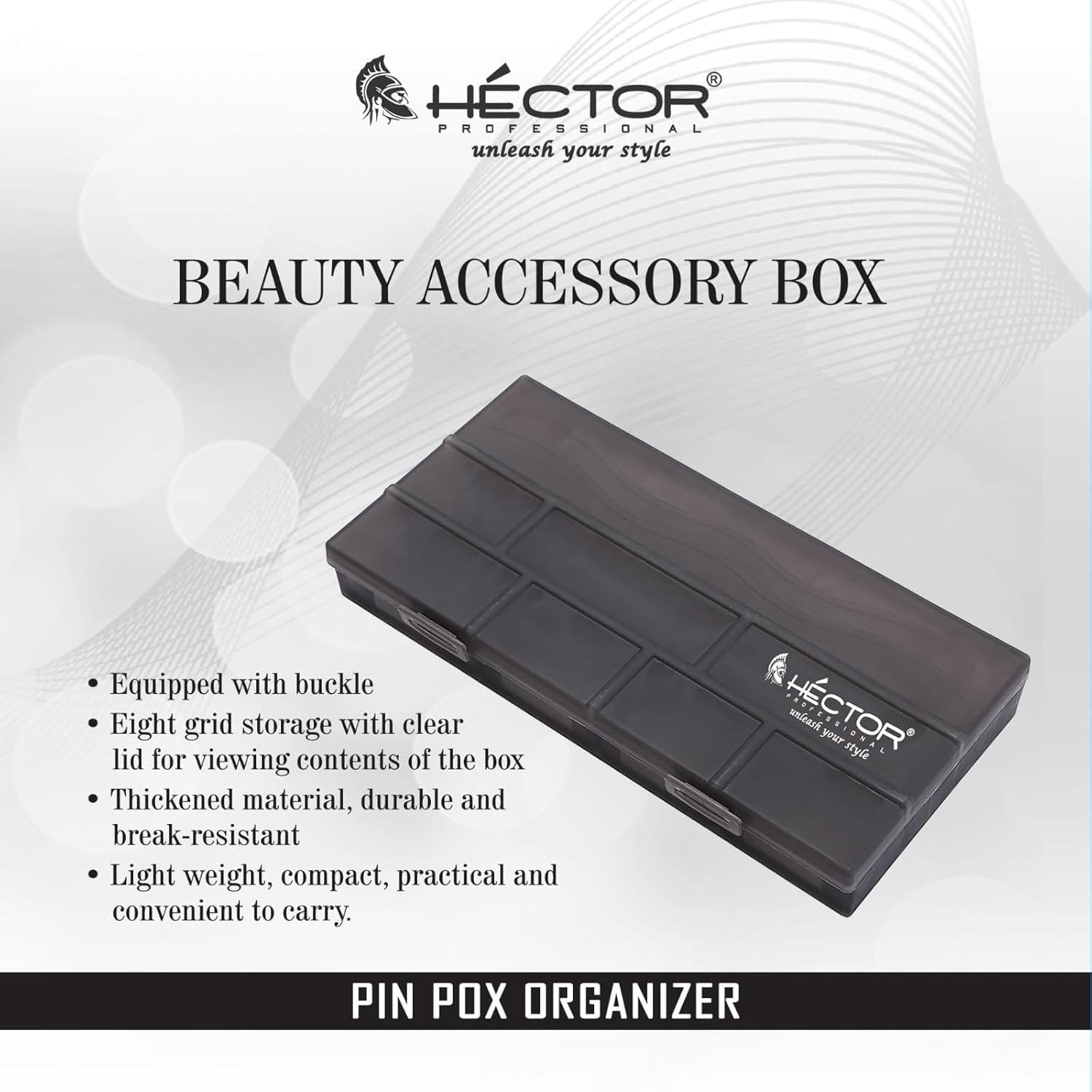 HECTOR BEAUTY ACCESSORY BOX PIN ORGANISER HT-POB 117