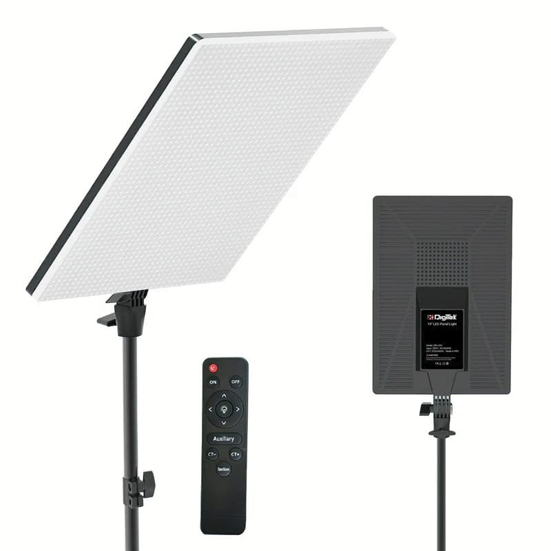 DIGITEK 19 BI COLOR LED PANEL LIGHT WITH INFRARED REMOTE 80W DPL019( LIGHT ONLY )