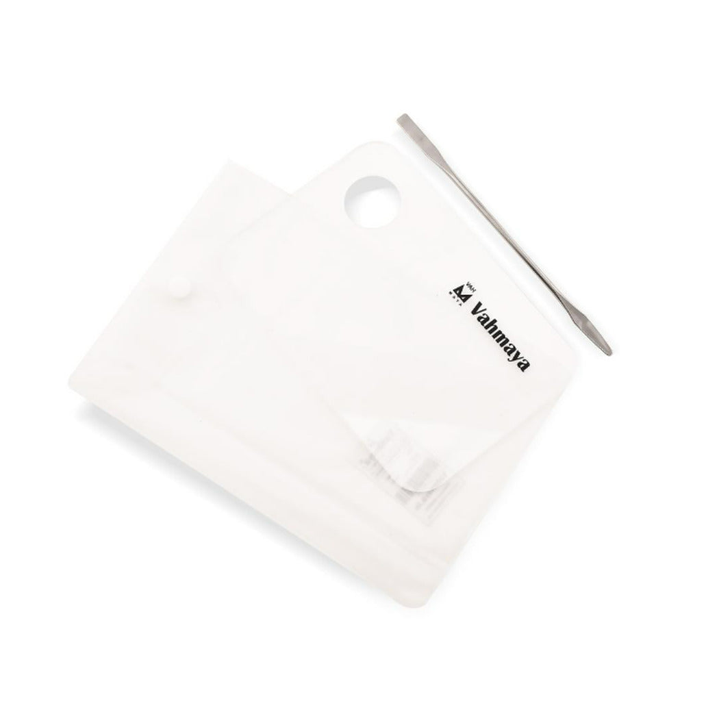 VAHMAYA TRANSPARENT MXING PALETTE WITH SPATULA 1SET - MP01