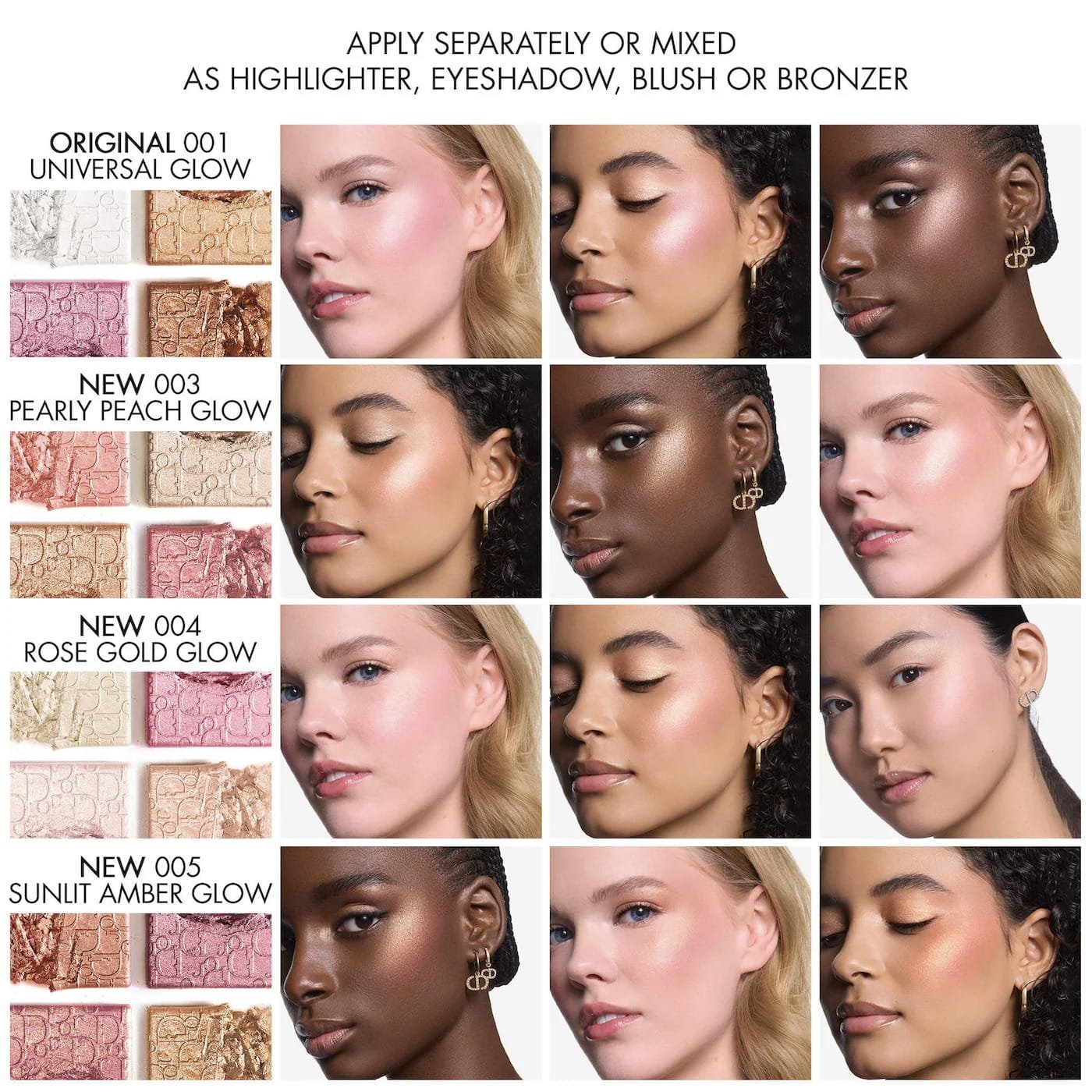 NEW DIOR BACKSTAGE GLOW MAXIMIZER PALETTE 10G