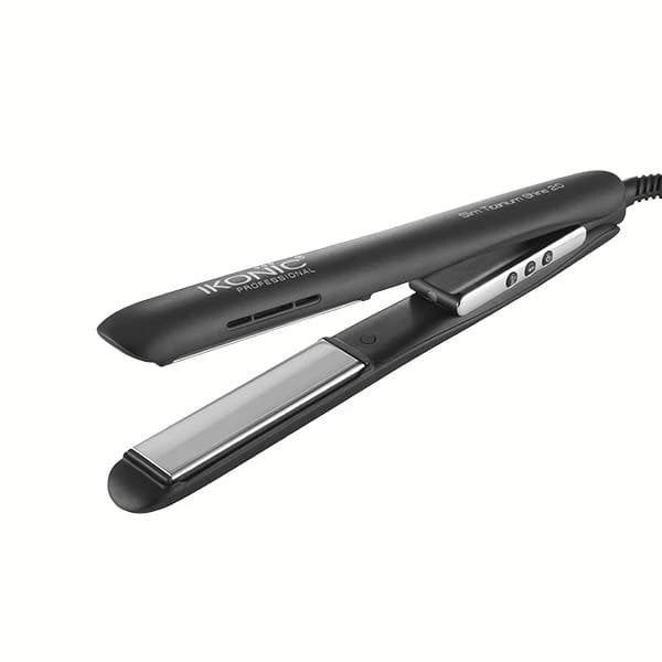IKONIC PROFESSIONAL BLACK TITANIUM SLIM HAIR STRAIGHTENER