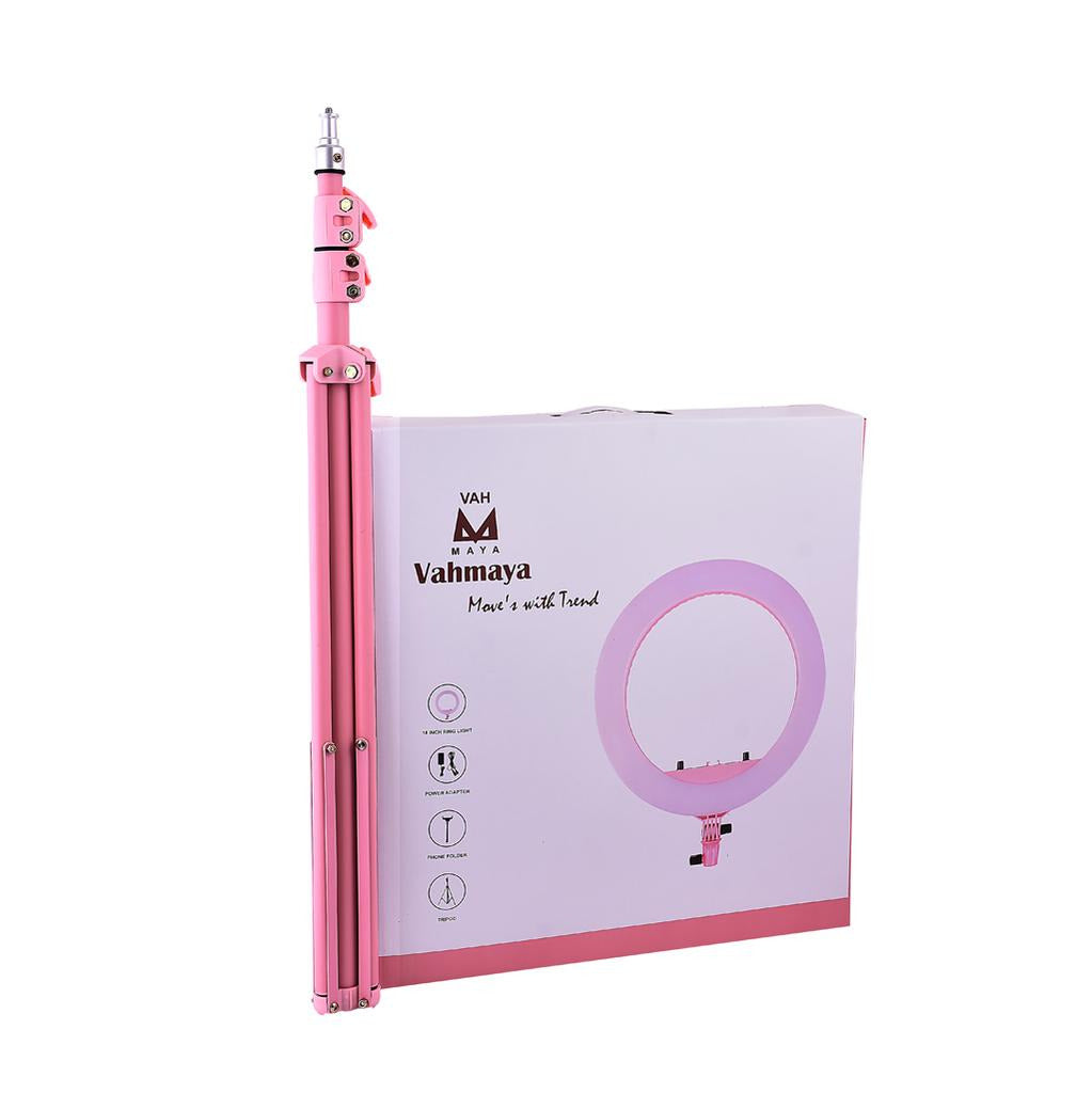 VAHMAYA 18INCH RINGLIGHT WITH TRIPOD