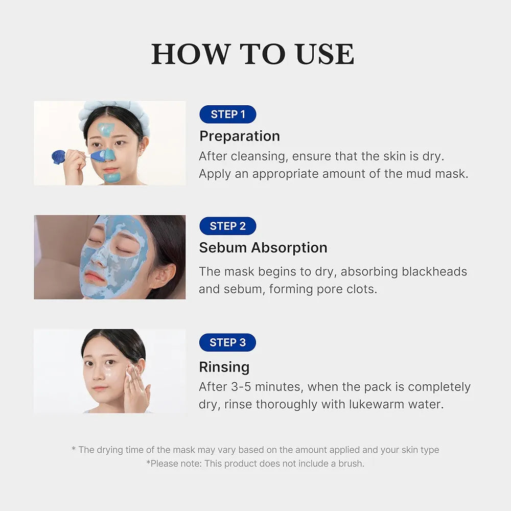 MEDICUBE zero pore blackhead mud mask 100g