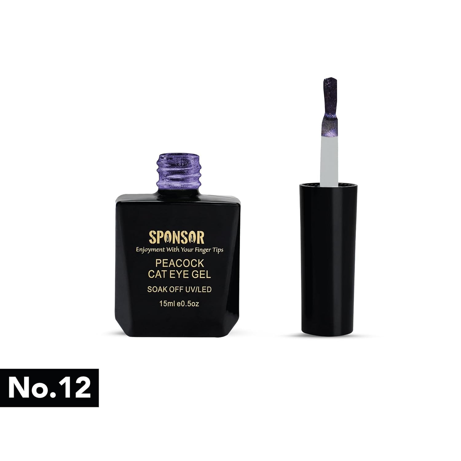 SPONSOR PEACOCK CAT EYE GEL NAIL PAINT 15ML