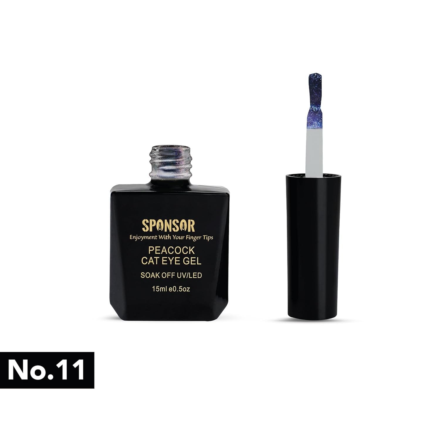 SPONSOR PEACOCK CAT EYE GEL NAIL PAINT 15ML
