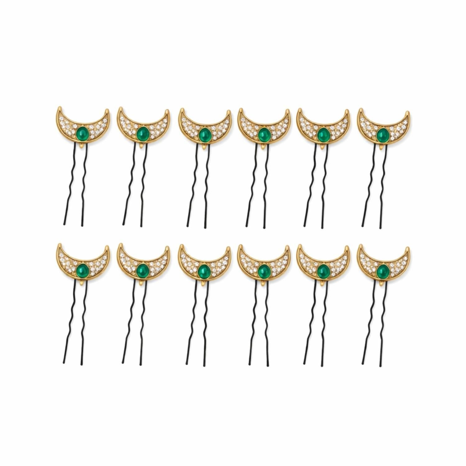 Traditional 12 pcs chand accessories with upin