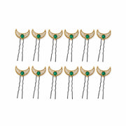 Traditional 12 pcs chand accessories with upin