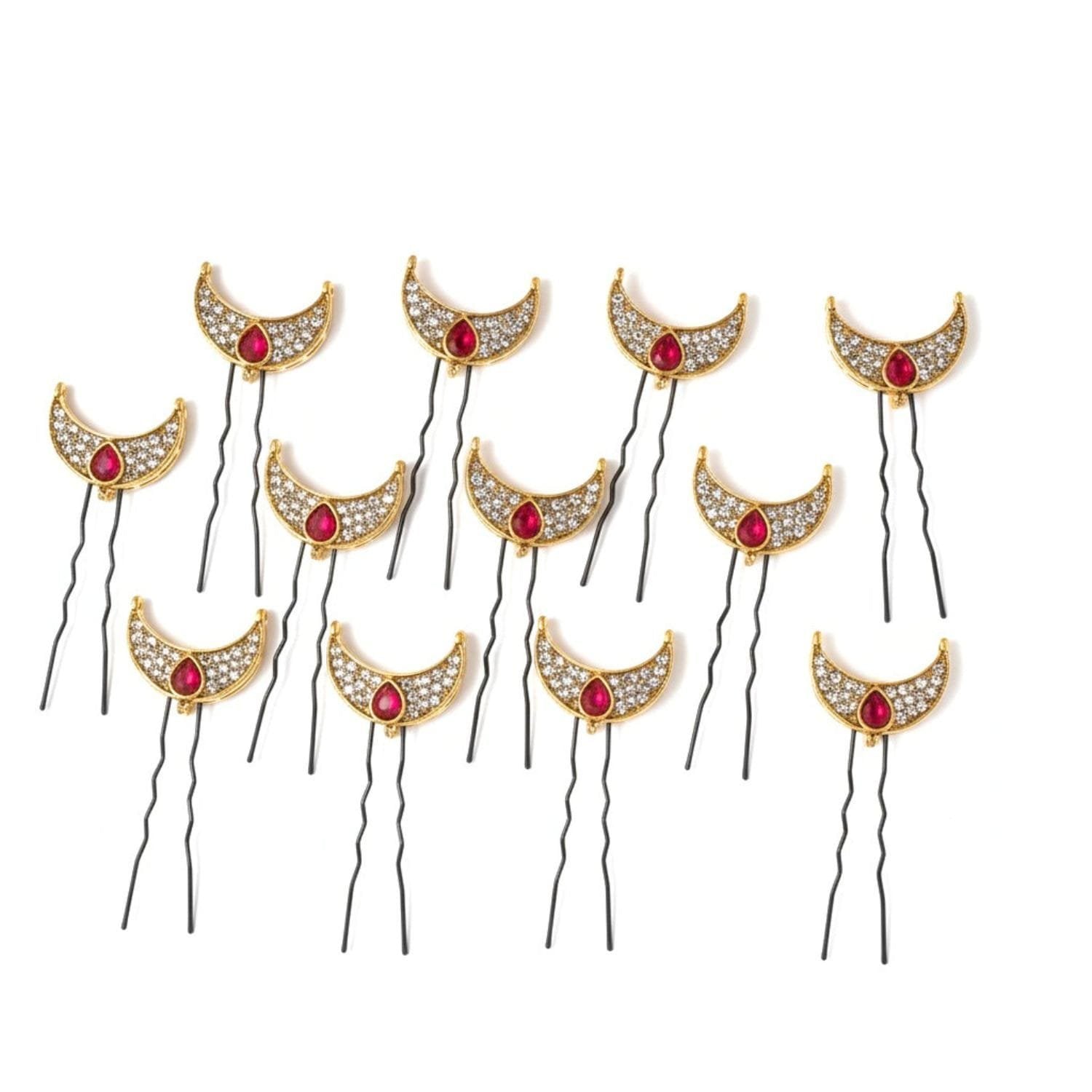 Traditional 12 pcs chand accessories with upin