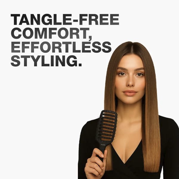 IKONIC EBONY COLLECTION VENT PADDLE BRUSH
