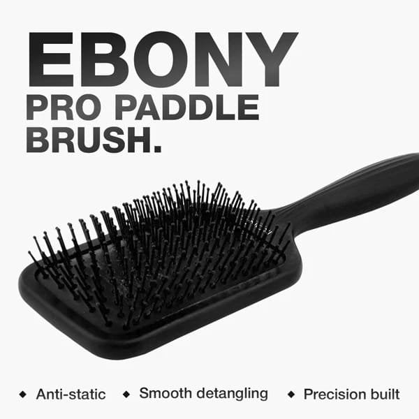 IKONIC EBONY COLLECTION PRO PADDLE BRUSH