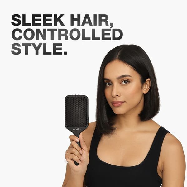 IKONIC EBONY COLLECTION PRO PADDLE BRUSH