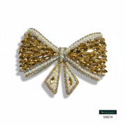 CRYSTAL HAIR BOW 5451