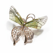 SINGLE PC GLASS AND STONE BUTTERFLY STYLE 1