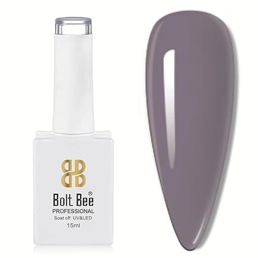 BOLT BEE GEL NAIL POLISH PASTEL SERIES 15ML GREY NUDES