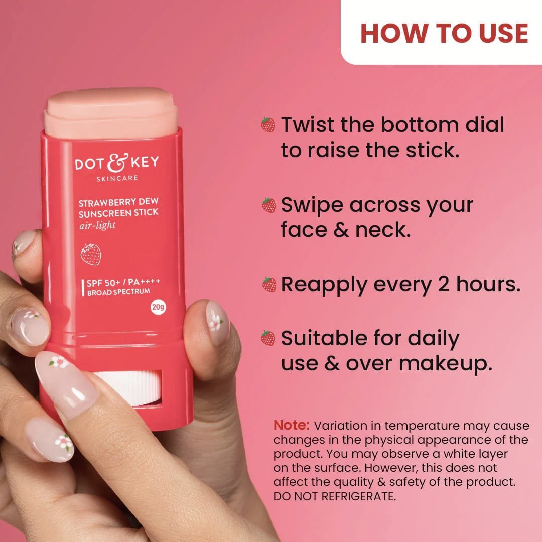DOT & KEY STRAWBERRY DEW SUNSCREEN STICK SPF 50 PA++