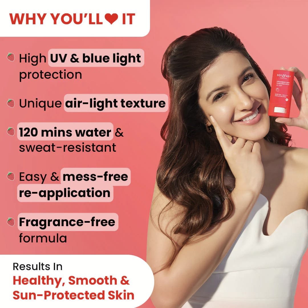 DOT & KEY STRAWBERRY DEW SUNSCREEN STICK SPF 50 PA++