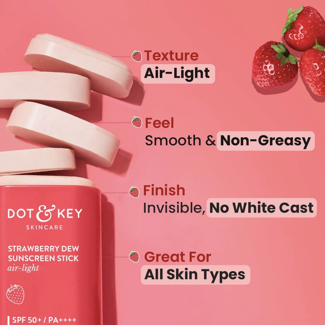 DOT & KEY STRAWBERRY DEW SUNSCREEN STICK SPF 50 PA++