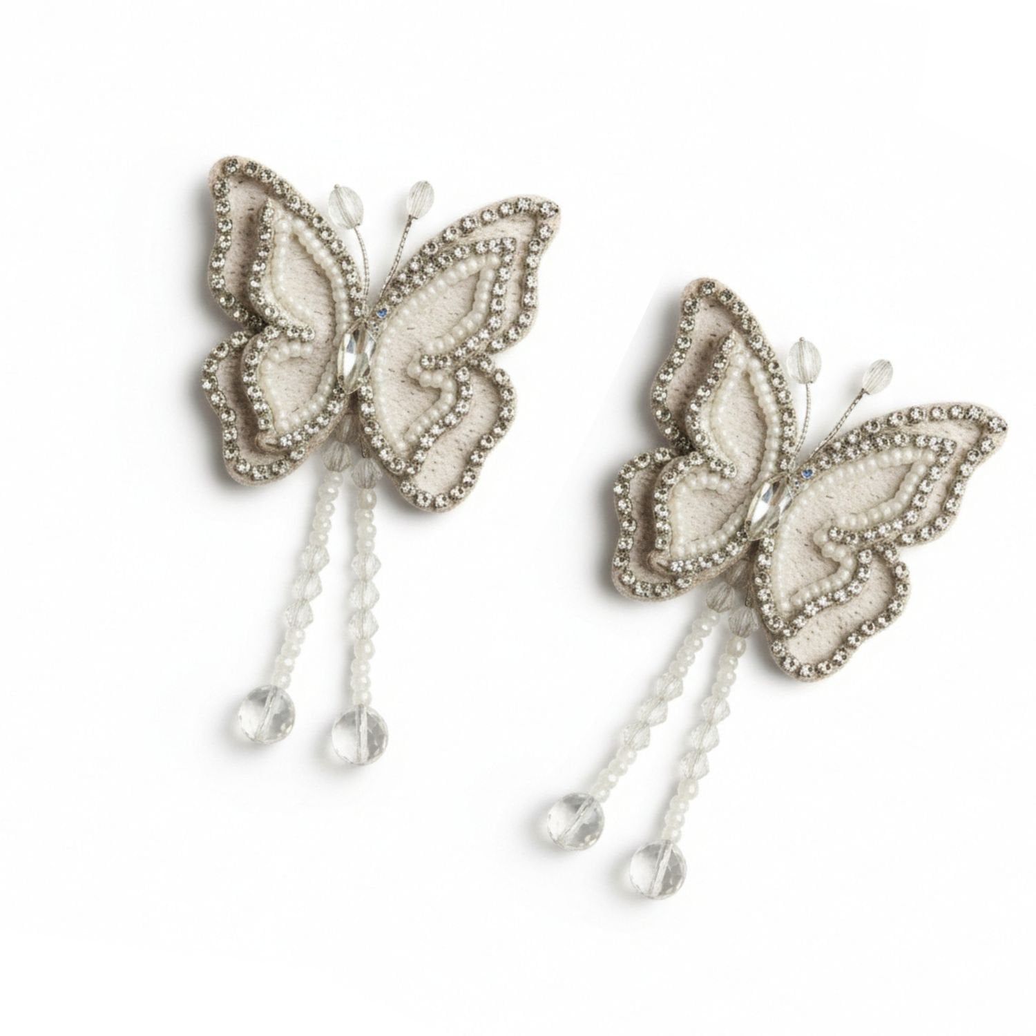 2 PCS SET CLIP BUTTERFLIES
