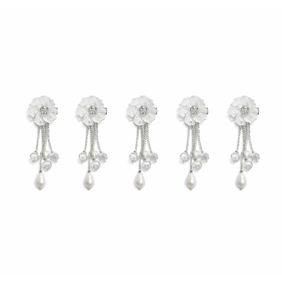 PEARL HANGING FLOWER 5PCS SET