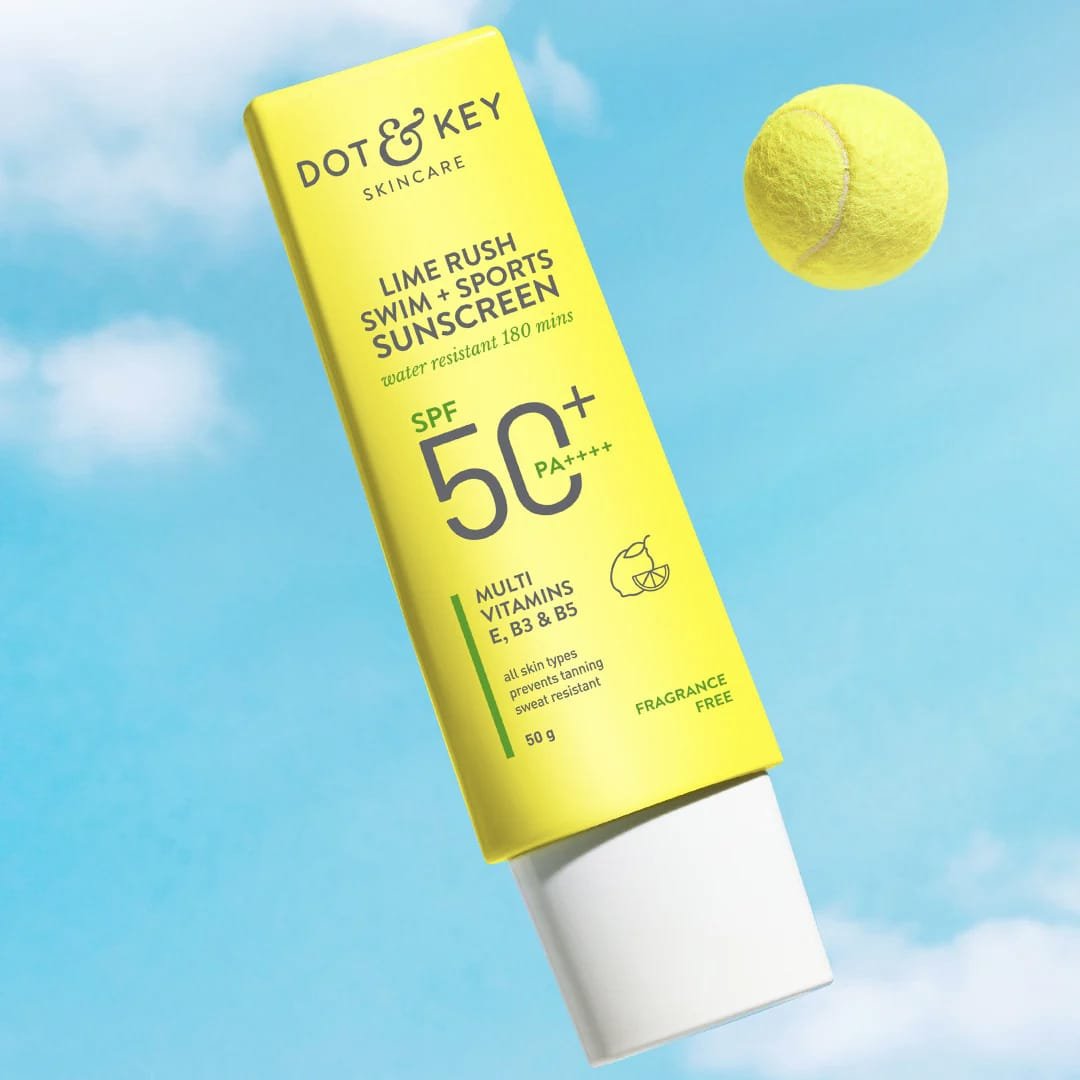 DOT & KEY LIME RUSH SWIM + SPORTS SUSNCREEN WATER RESISTANT 180 MIN SPF 50+ PA++