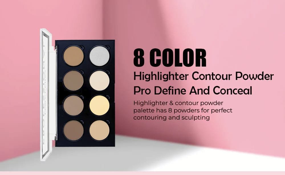 FOREVER 52 FHC001 HIGHLIGHTER & CONTOUR POWDER PALETTE FHC001 (21.6g)