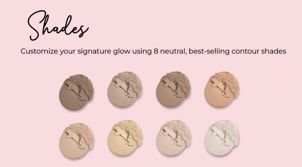 FOREVER 52 FHC001 HIGHLIGHTER & CONTOUR POWDER PALETTE FHC001 (21.6g)