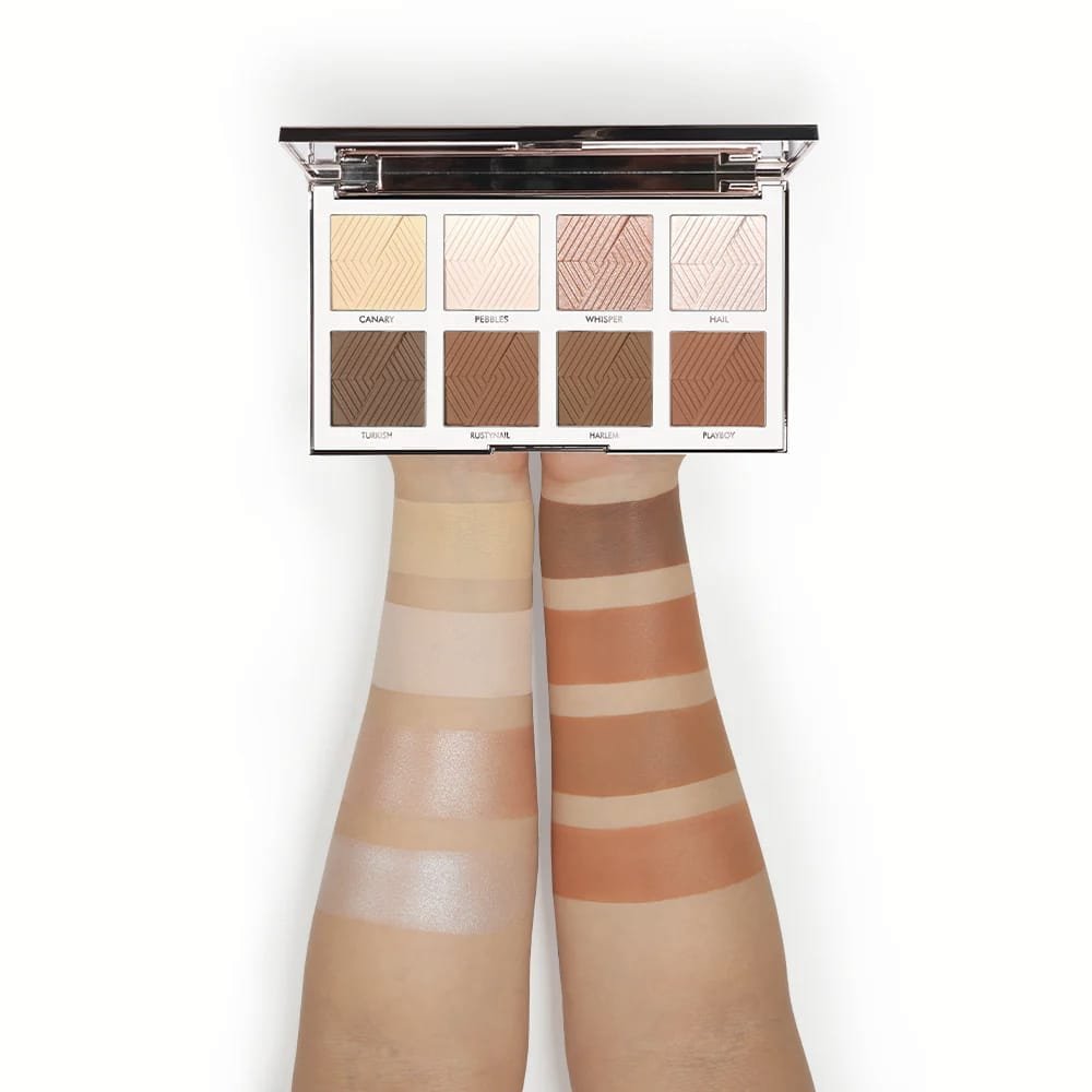 FOREVER 52 BACK STAGE ESSENTIAL HIGHLIGHTER & COUNTOUR POWDER PALETTE